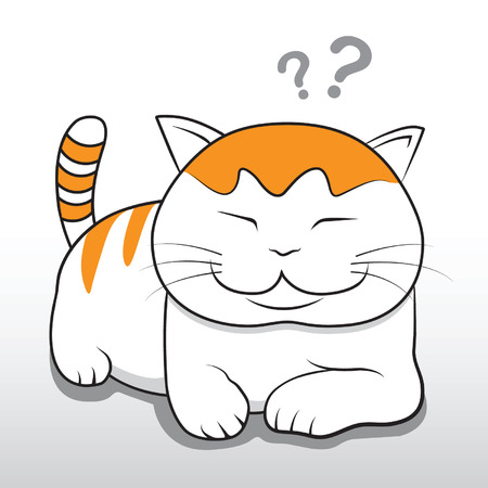 This is a fat cat のイラスト素材