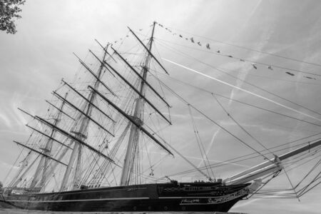 Cutty Sark in Greenwich in Londonの素材 [FY310131272200]