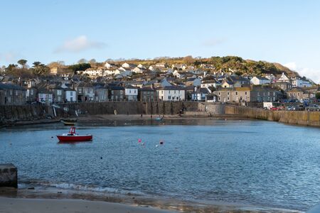 Landscape photo of Mousehole in Cornwallの写真素材