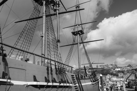 The Endeavour boat at Endeavour Wharf in Whitby