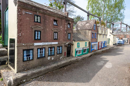 Wimborne.Dorset.United Kingdom.April 20tth 2022.View of a street in Wimborne model town in Dorset