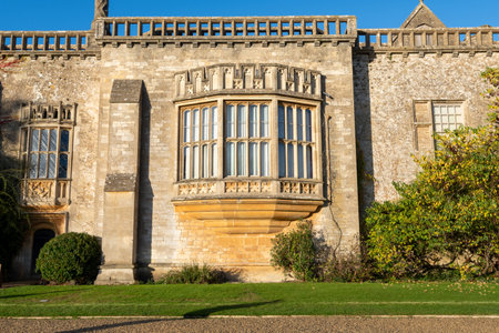 Lacock.Wiltshire.United Kingdom.November 20th 2022.View of Lacock abbey in Wiltshireのeditorial素材