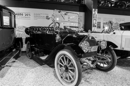 Sparkford.Somerset.United Kingdom.March 26th 2023.An Empire Model 31 from 1913 is on show at the Haynes Motor Museumのeditorial素材