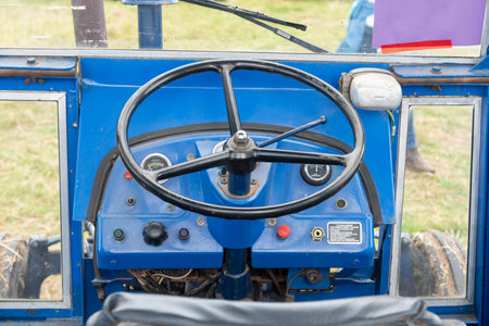 Low Ham.Somerset.United Kingdom.July 23rd 2023.A restored Leyland 154 from 1973 is on show at the Somerset steam and country showのeditorial素材