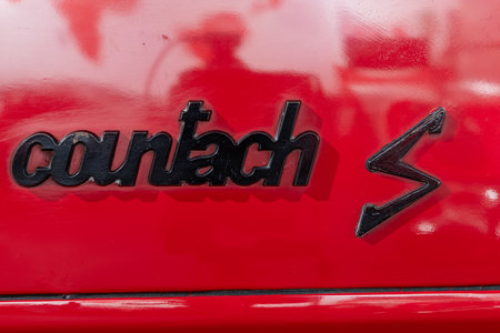 Sparkford.Somerset.United Kingdom.January 7th 2024.A 1981 Lamborghini Countach LP400S is on show at...