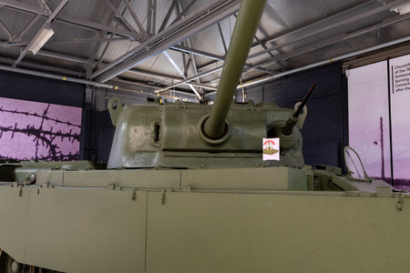 Bovington.Dorset.United Kingdom.August 8th 2023.A Centurion tank is on show at The Tank Museum in...