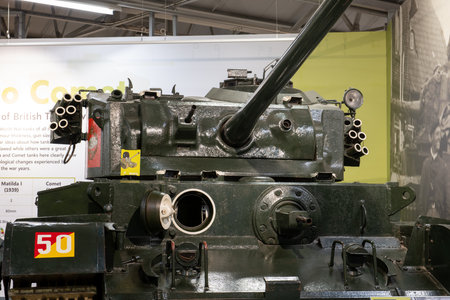 Bovington.Dorset.United Kingdom.February 25th 2024.A Comet tank from world war two is on show at the...