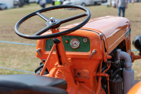 Dorchester.Dorset.United Kingdom.September 6th 2025.A restored Same DA 30 from 1957 is on show at...