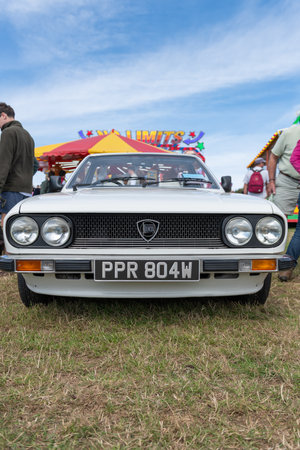 Dorchester.Dorset.United Kingdom.September 5th 2025.A Lancia Beta Spyder from 1981 is on show at the Dorset County Showのeditorial素材