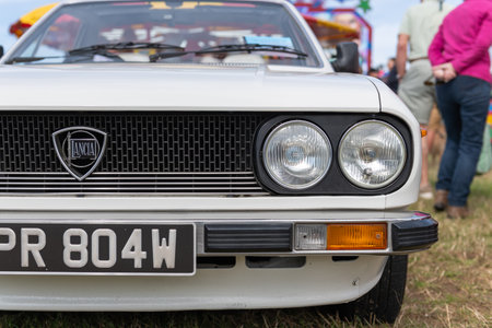 Dorchester.Dorset.United Kingdom.September 5th 2025.A Lancia Beta Spyder from 1981 is on show at the Dorset County Showのeditorial素材
