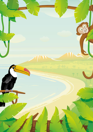 Welcome to the Jungle - Illustrationのイラスト素材