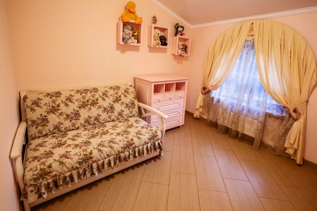 decoration and furniture in modern bedroom
