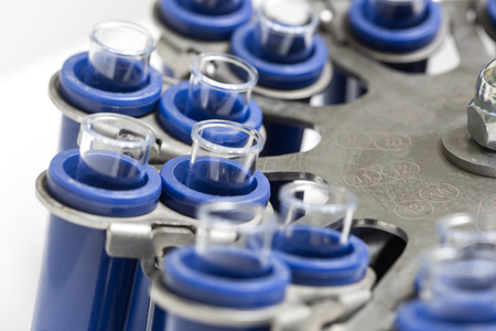 Centrifuge rotor for medical and scientific research. Test tubes. Analyzes. Laboratoryの写真素材