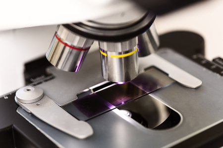 Medical equipment. microscope.の写真素材
