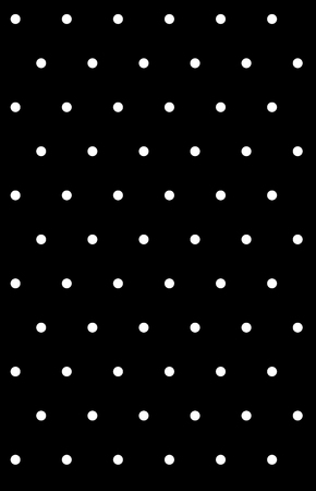 Seamless monochrome pattern with polka dots. Black and white decorative element.の写真素材