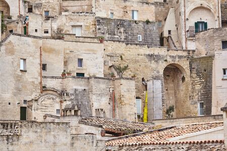 Breathtaking view of the ancient town of Matera, southern Italy.
