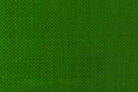 green woven plastic cloth texture for projectsの写真素材
