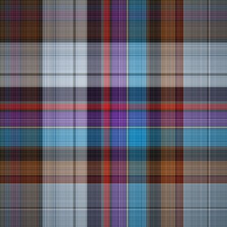 square rendered colorful plaid blanket procedural textureの写真素材