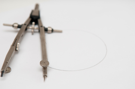 Technical drawing tool for accurate planningの写真素材