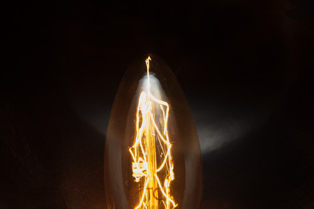 Light bulb moment idea concept. Camera flash close upの写真素材