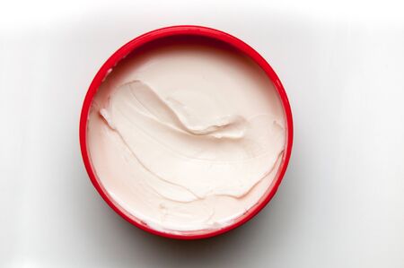 men's hair product isolatedの写真素材