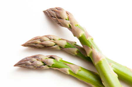 Aparagus food isolated on a white backgroundの写真素材
