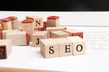 seo strategy and internet marketing backgroundの写真素材