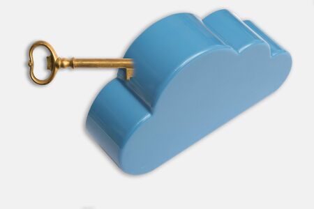 Cloud storage concept for data protection and online securityの写真素材