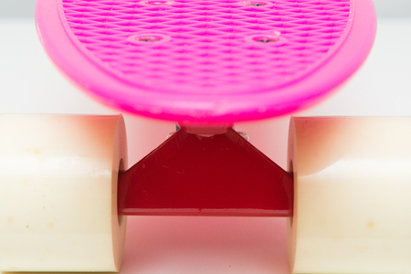 Skateboard isolated on a white studio backgroundの写真素材