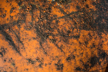Rust texture, rust on worn metal grunge surfaceの写真素材