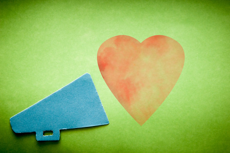 Message of love, tell someone you love them on Valentines Dayの写真素材