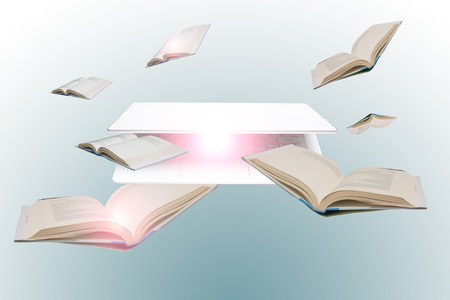 Access to online information for education, study and learningの写真素材