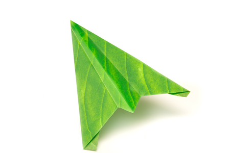 Fuel efficient air plane concept, natural fuel with low emissionsの写真素材