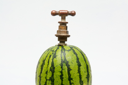 Fresh watermelon drink from natuarl fruit juiceの写真素材
