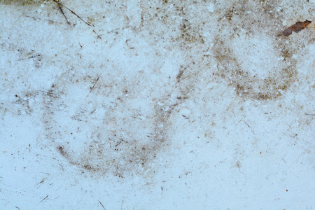Rusty metal surface with peling paint textureの写真素材
