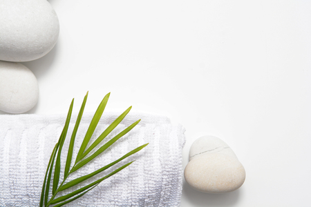 Wellness and spa products for healthy skinの写真素材