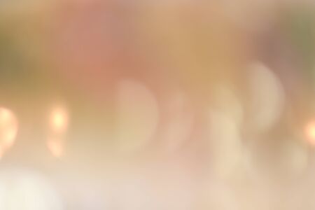 Soft focus blur background with lights and Autumn fall coloursの写真素材