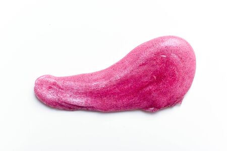Kids Slime made at home fun experiment to make a childs toy of slime and gooの写真素材