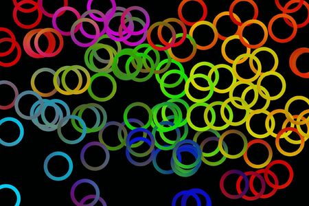 Circular colourful abstract for background or scrapbookingの写真素材