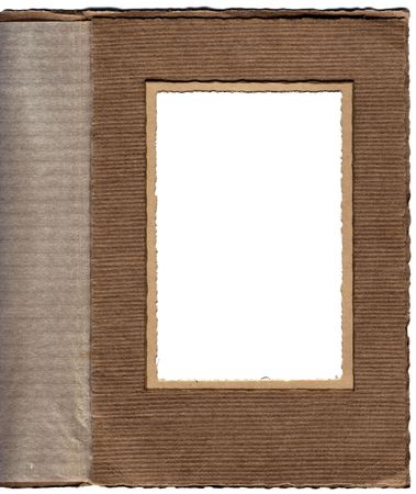 Antique card photo frame. Ideal for geneaology, scrapbooking and similar projectsの写真素材
