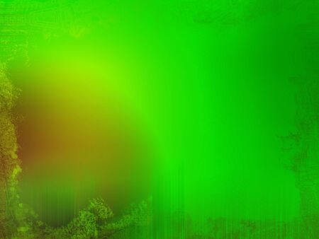 Green fantasy style background with light borderの写真素材