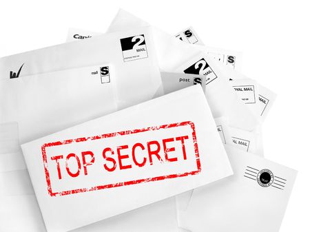 Top secret mail の写真素材