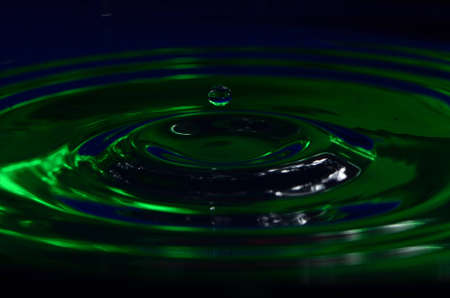 Green Dropの写真素材