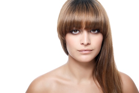 Beautiful young woman with perfect skinの写真素材
