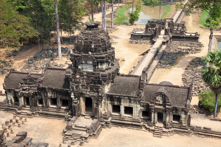 Baphuon temple Angkor Thom in Cambodiaの写真素材