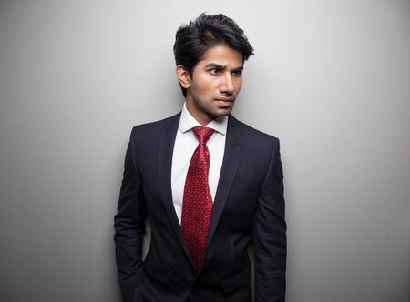 Good looking ambitious Asian businessman の写真素材