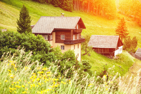 Beautiful holiday home in the Austrian Alpsの写真素材