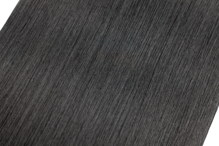 Closeup on luxurious straight glossy black hairの写真素材