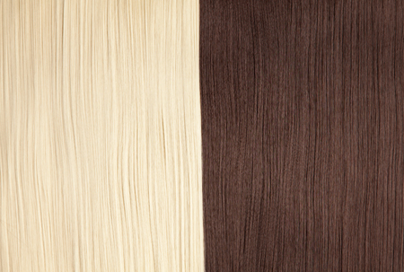 Closeup on luxurious straight glossy hairの写真素材