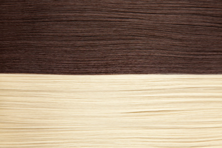 Closeup on luxurious straight glossy hairの写真素材